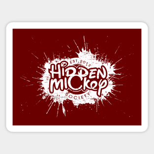 White Paint HMS Logo Sticker